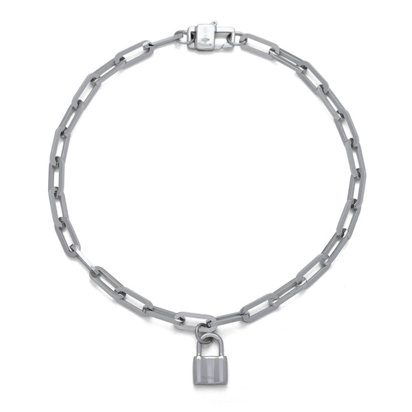 Necklace with lock: engravable, silver – THOMAS SABO