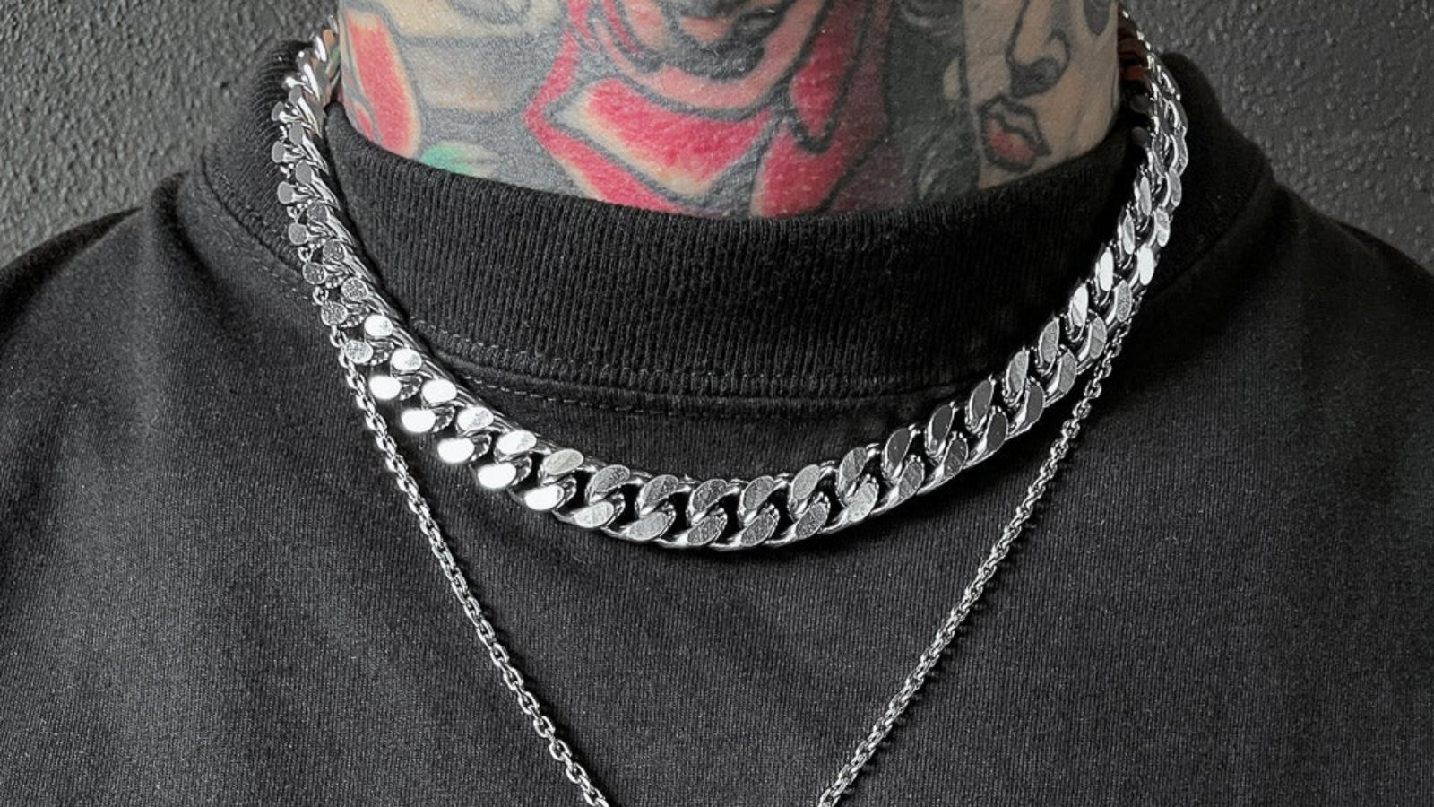 Ways to wear a bold chain necklace