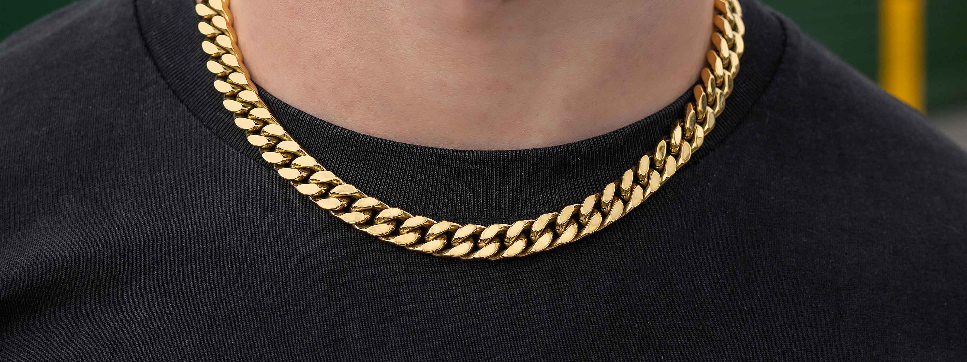 Mens Gold Cuban Chains