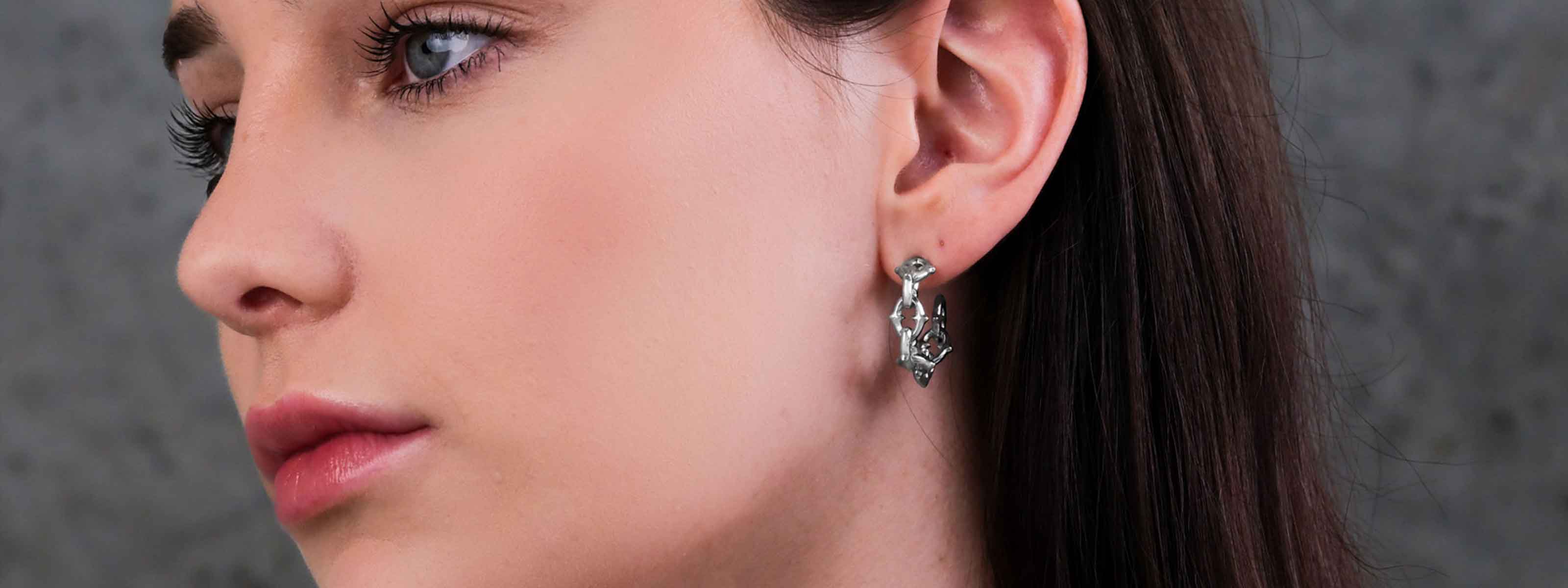 Womens Silver Earrings