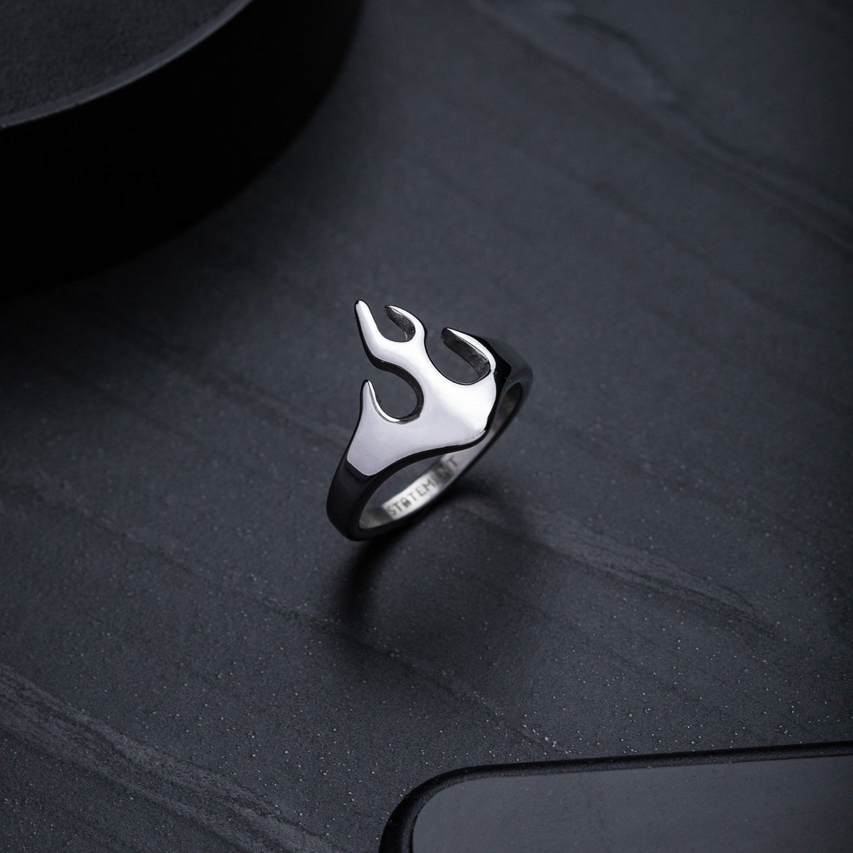 Stainless Steel Flame Ring - High Quality and Affordable Jewellery