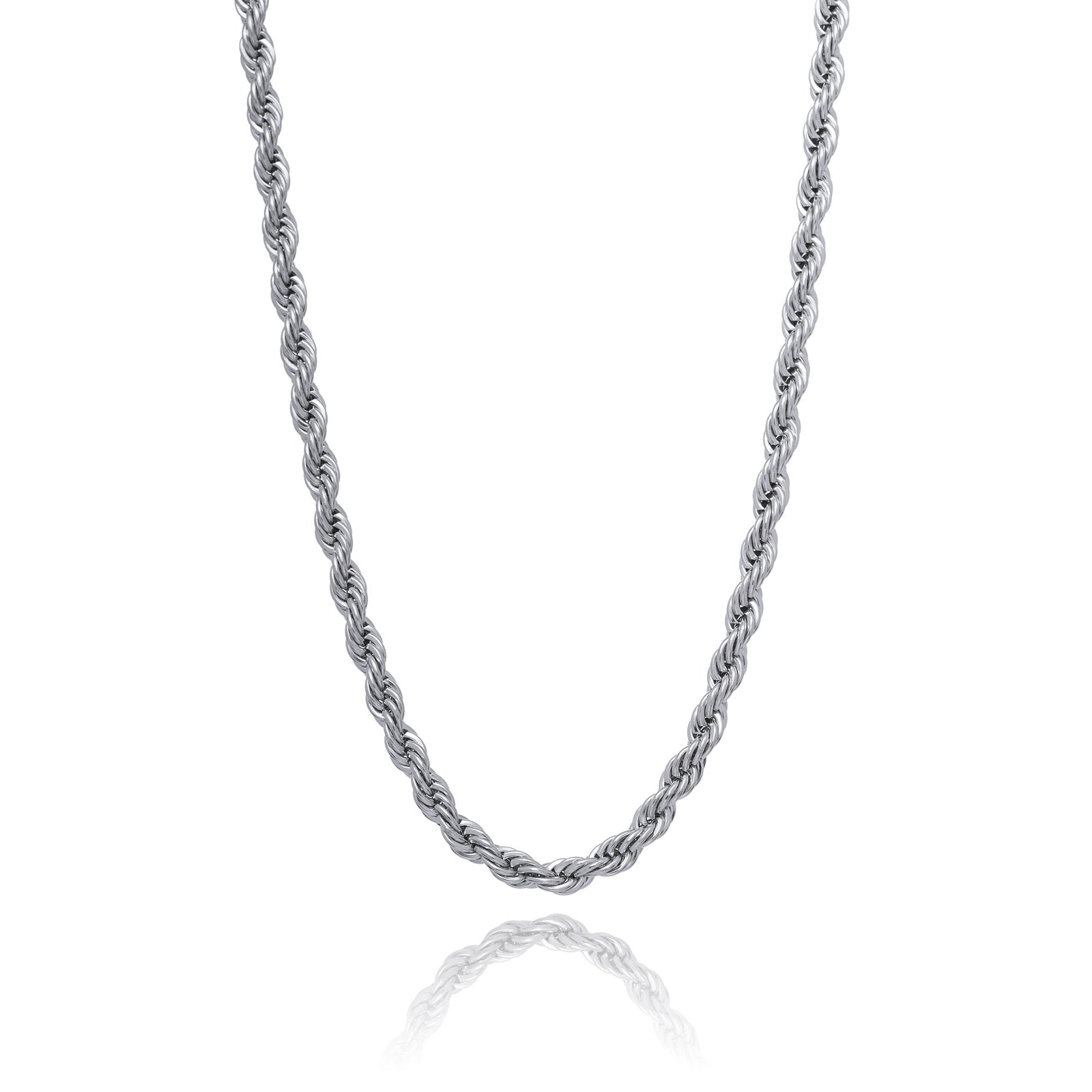 Silver Tone Lock Necklace by Statement Collective