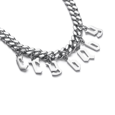 Customisable Cuban Link Choker Necklace by Statement - Statement Collective